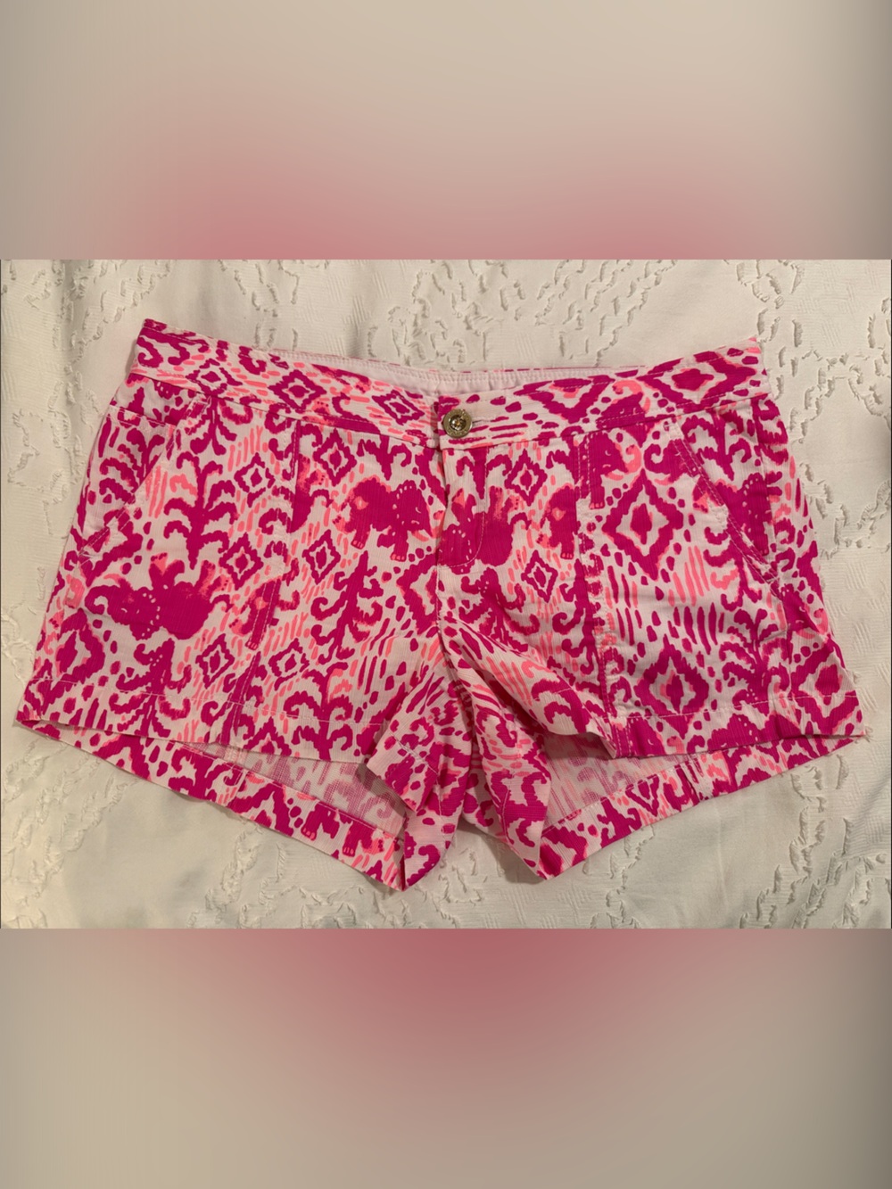 Lilly Pulitzer The Liana Short in Magenta Tons of Fun print